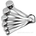 Colorful Measuring Spoons Baking Tool 6pcs Metal Spoons Set For Measurement Factory